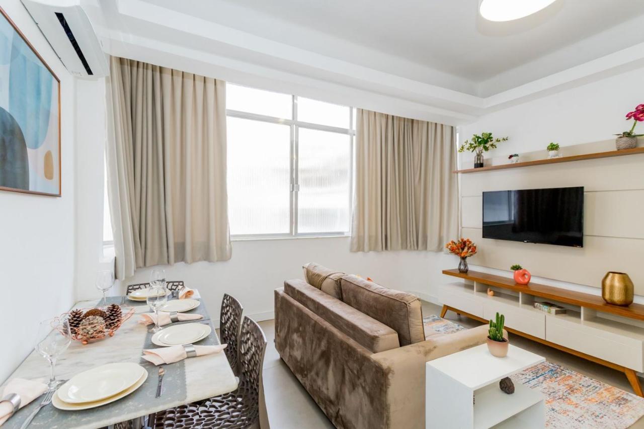 Relax Em Copacabana, Quarto E Sala, 150 Mt Da Praia, Cozinha, Maq De Lavar Roupa E Ar Rio de Janeiro Buitenkant foto